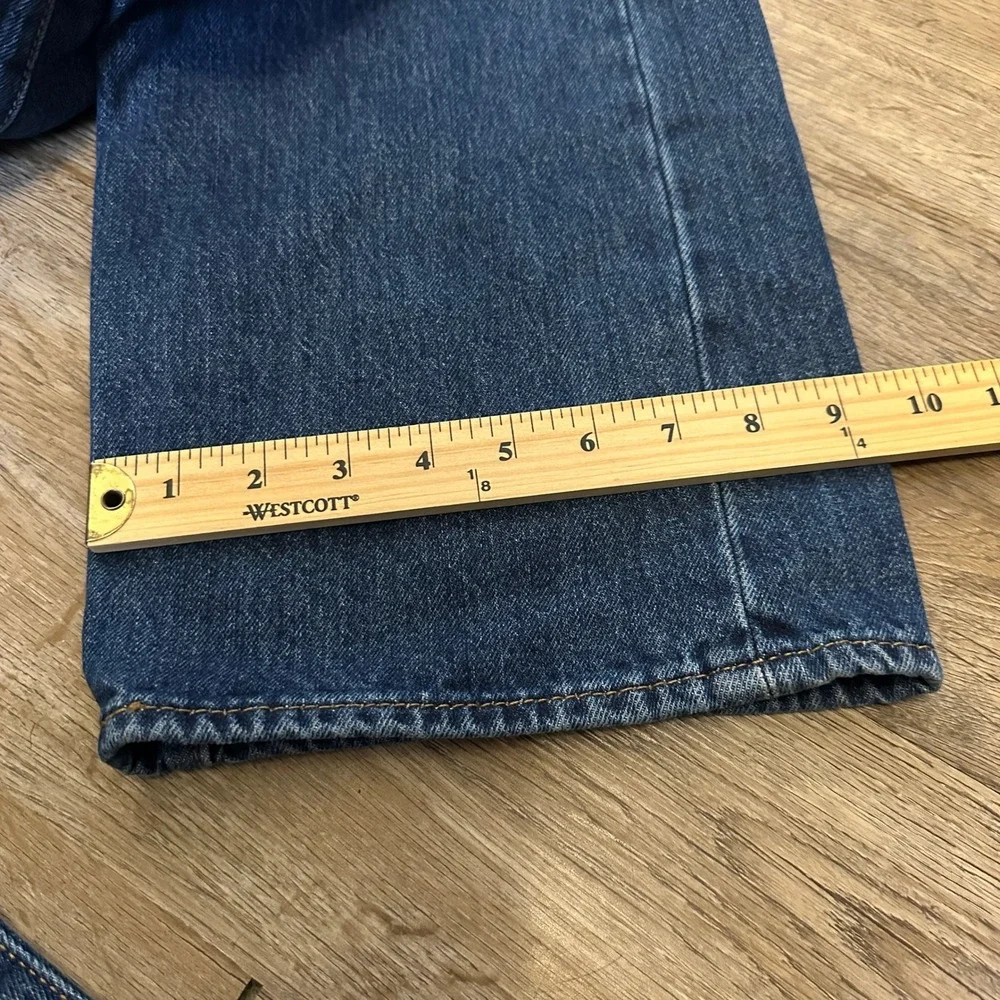 Levis 501 Original Fit Button Fly‎ Blue Denim Jeans Mens 42x30 Medium Wash